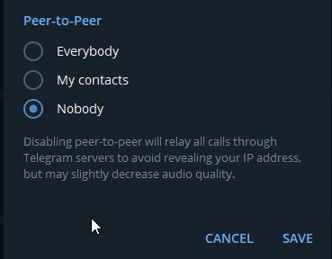 Takian.ir telegram ip leak Peer to Peer
